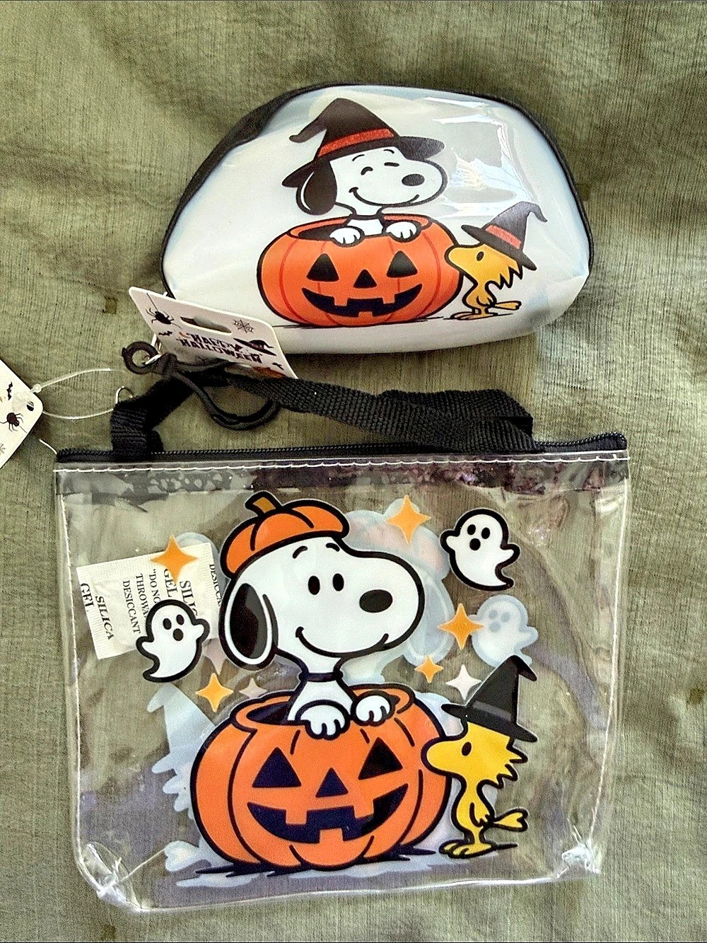 Profusion Cosmetics Peanuts Halloween Count Snoopy Cosmetic Bag Set with Gems